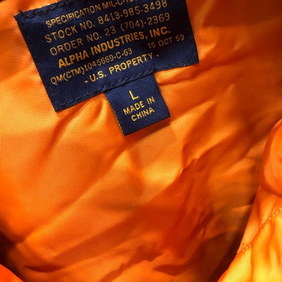 Limited edition Alpha Industries military anorak pullover jacket - Picture 4 of 9